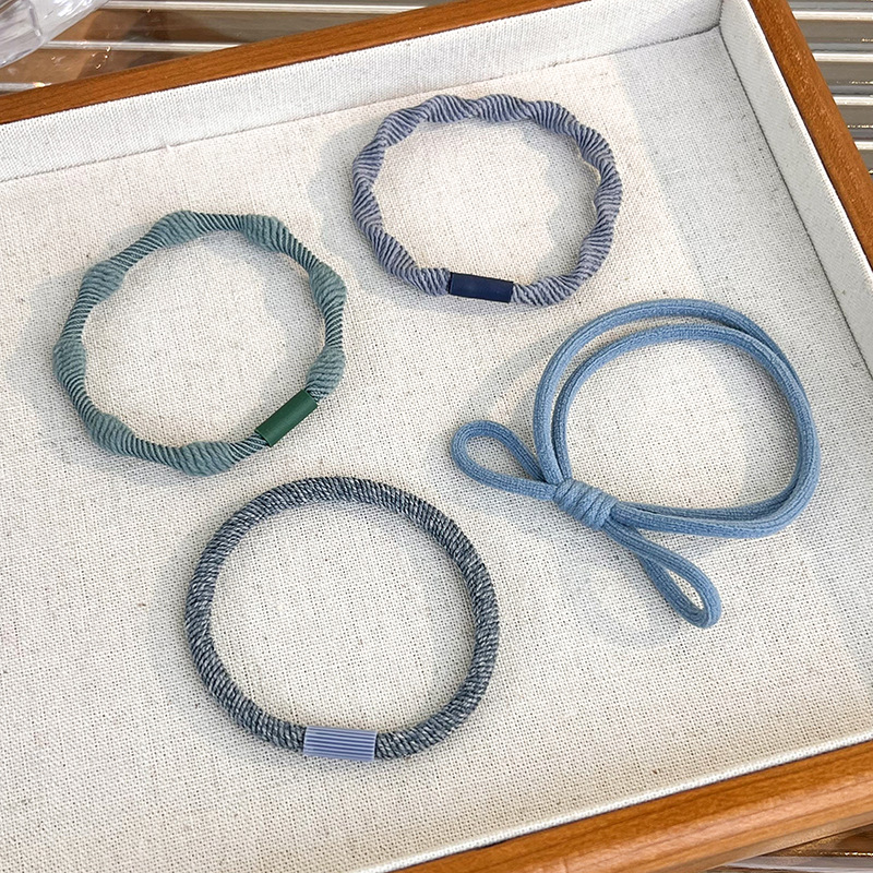 Zestaw Podstawowych Elastycznych Gumek do Włosów