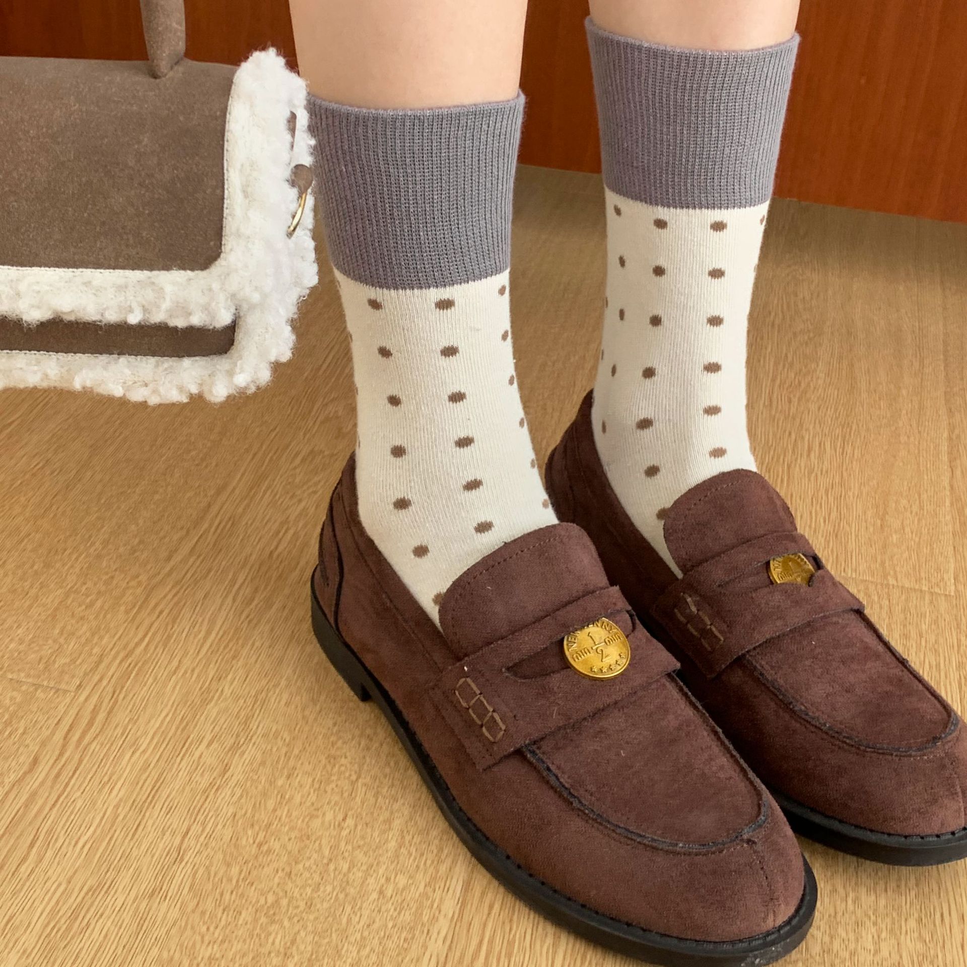 Dámské bavlněné ponožky