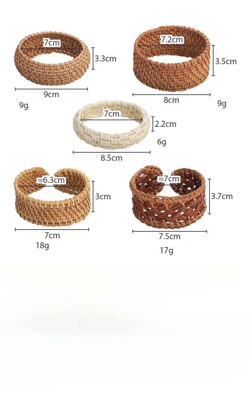 Pulsera de Bambú Tejida