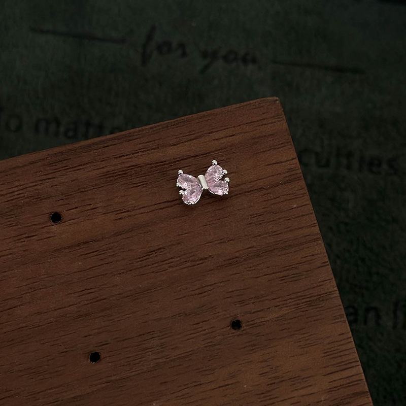 싱글 이어링 마이크로셋 지르코니아