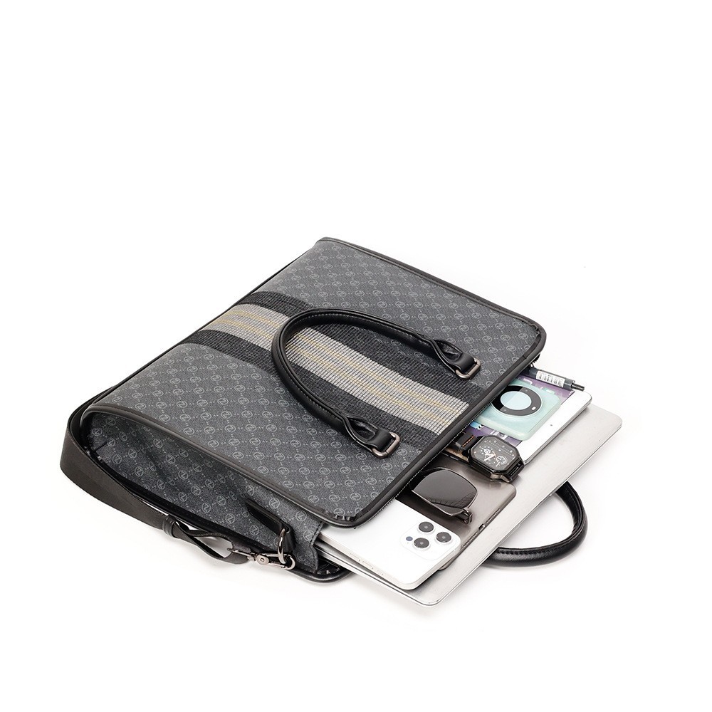 حقيبة رسول رجالية منقوشة منسوجة