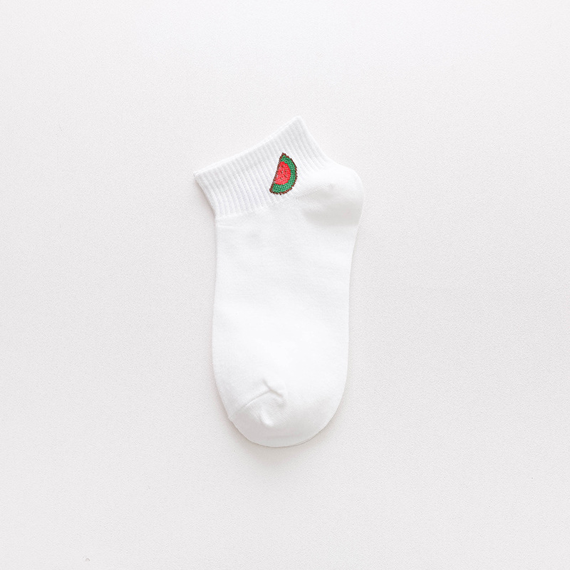 Dames Katoenen No-Show Fruitsokken