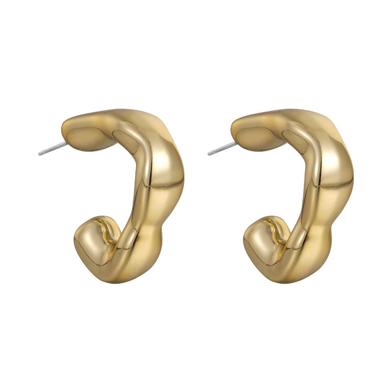 Геометрические Треугольные Серьги