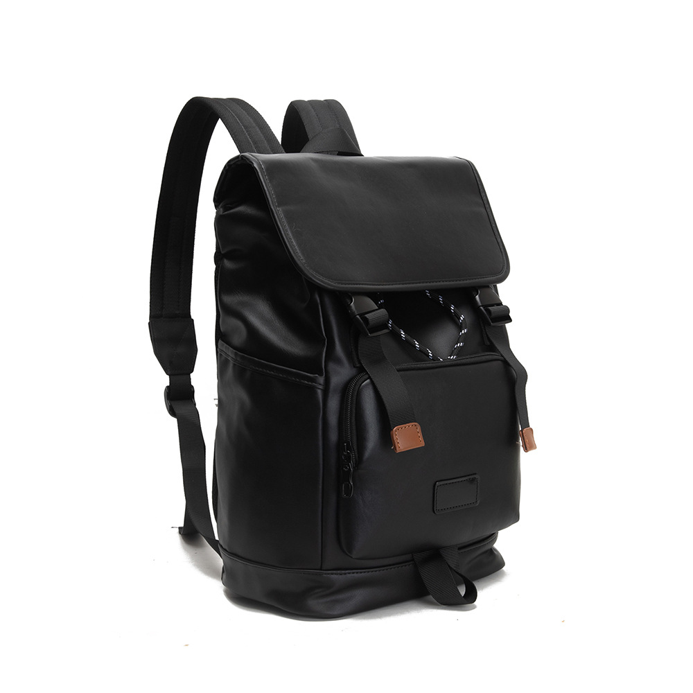 컬러 블록 대용량 노트북 백팩