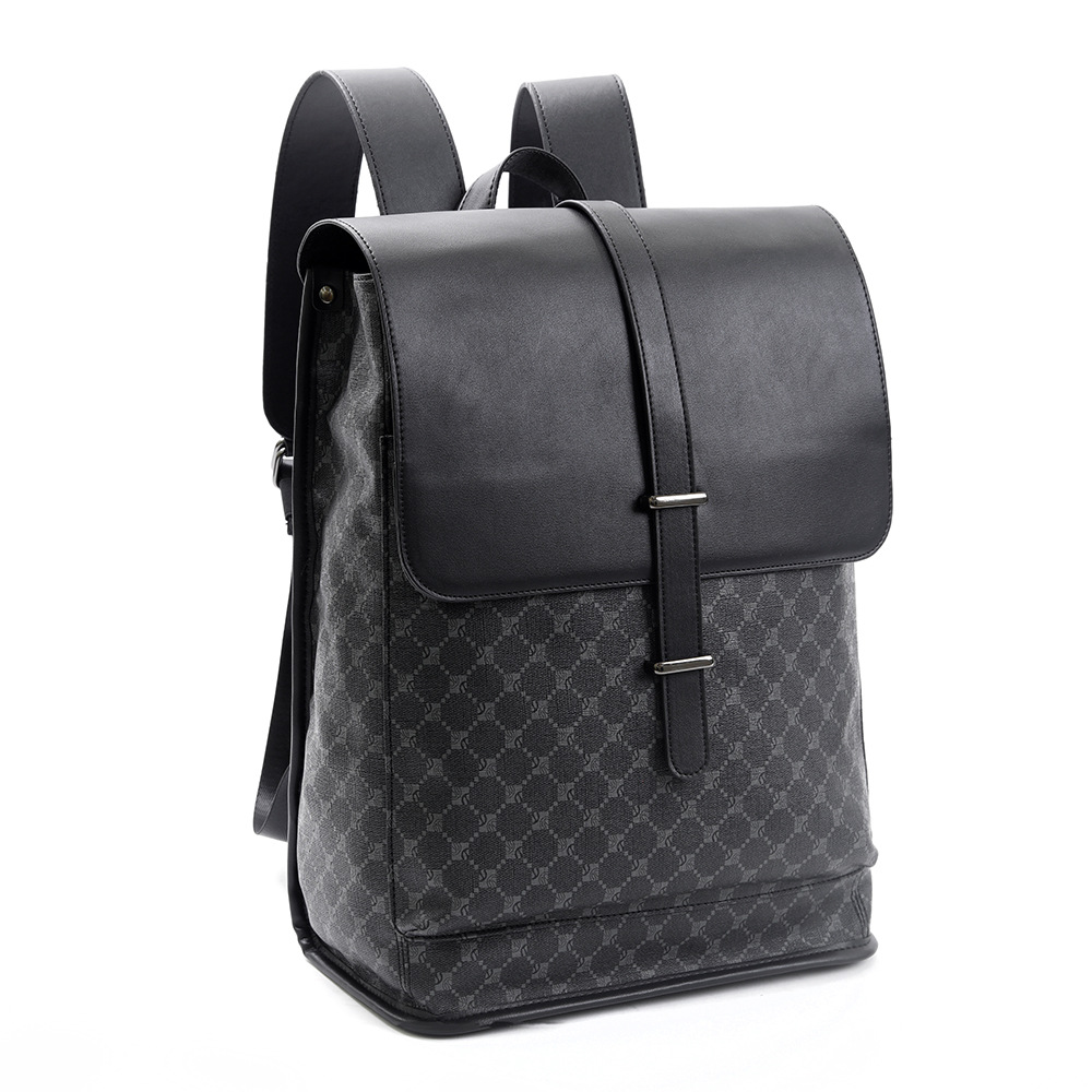 メンズチェックバックパック