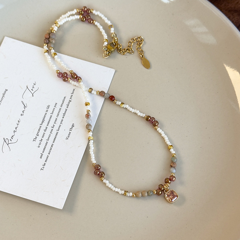 Намисто з намистинами «Котяче Око» у Китайському Стилі