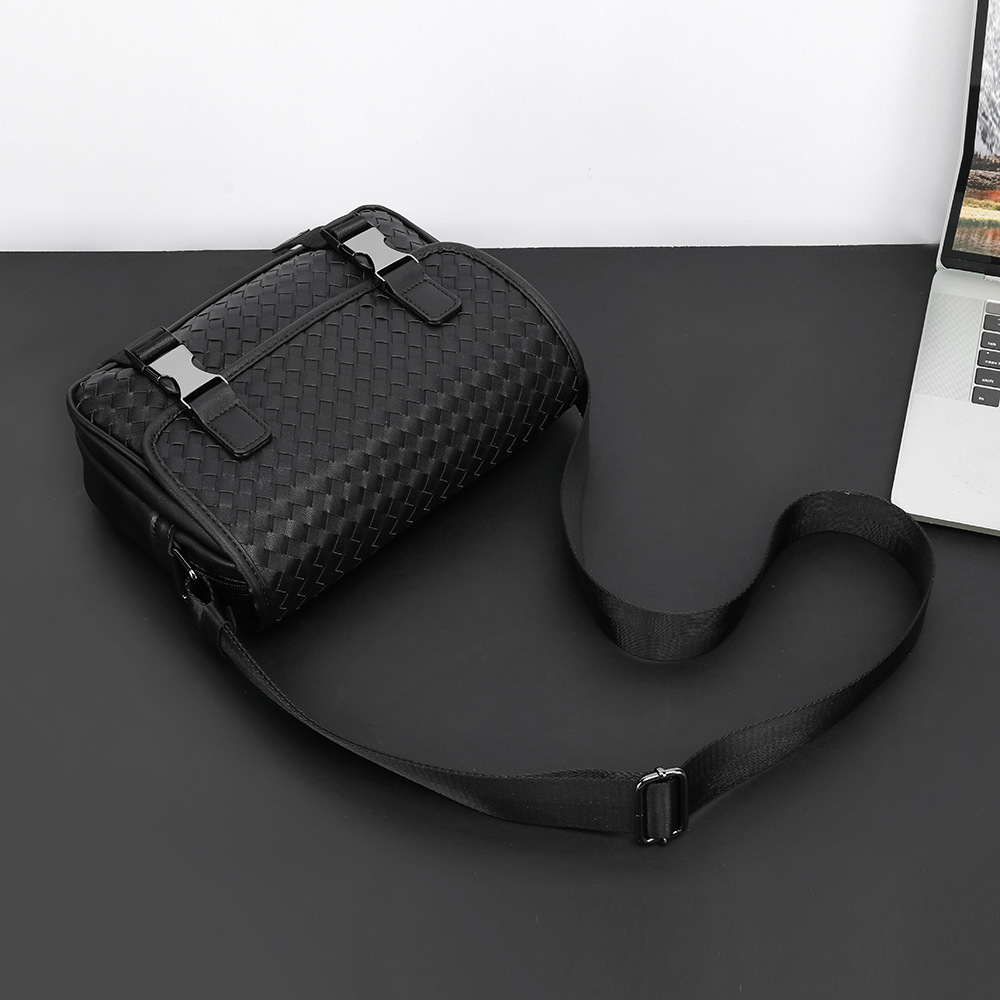 Мужская сумка-кроссбоди тканая