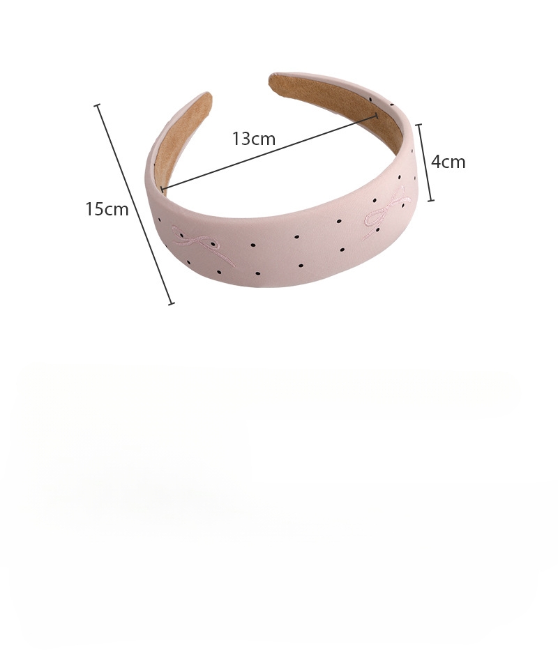 Diadema con Lazo Bordado