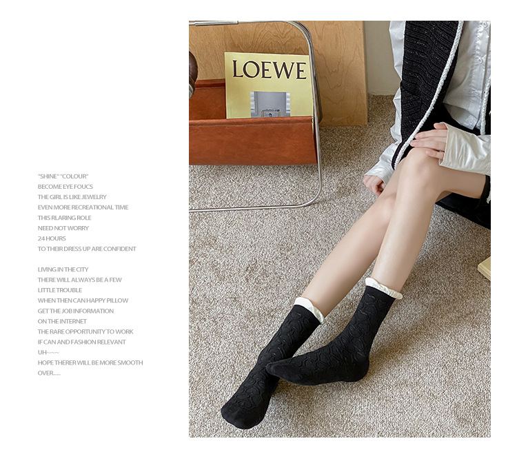 Meias 3/4 Coração para Mulher