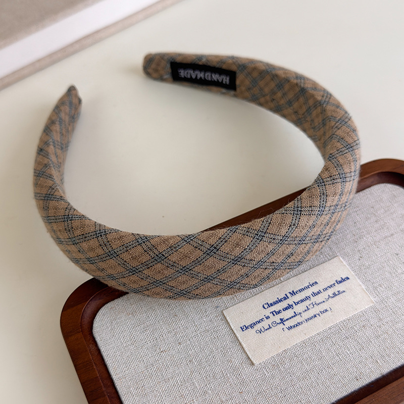 Cinta para el Cabello de Mujer a Cuadros