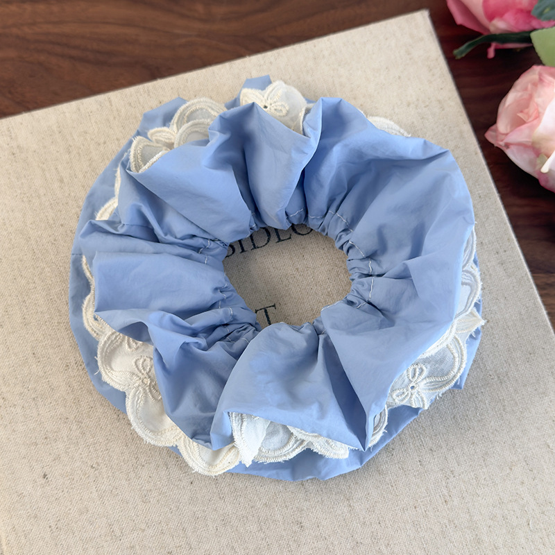 Scrunchies Διπλής Στρώσης Δαντέλα