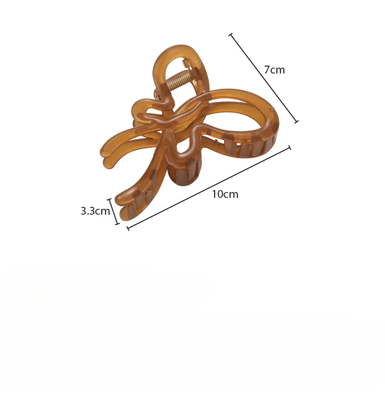 Transparente Schmetterling Haarklammer