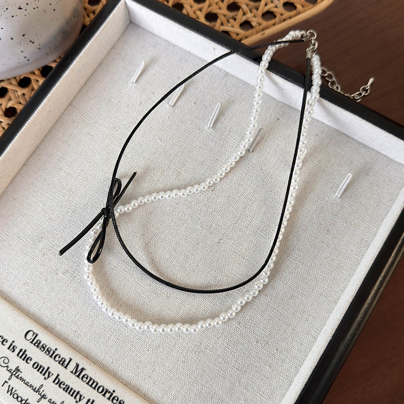 Collier Perles Double Couche