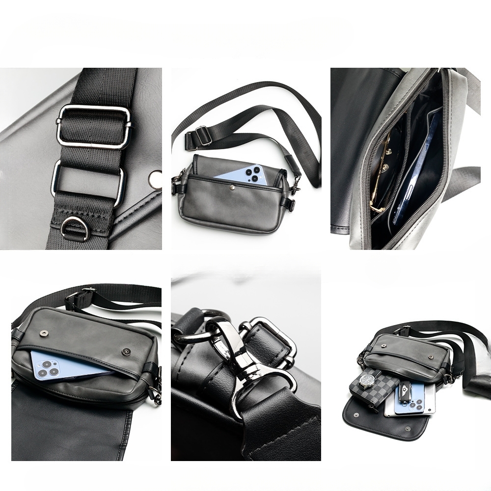 Borsa a Tracolla Uomo Opaca