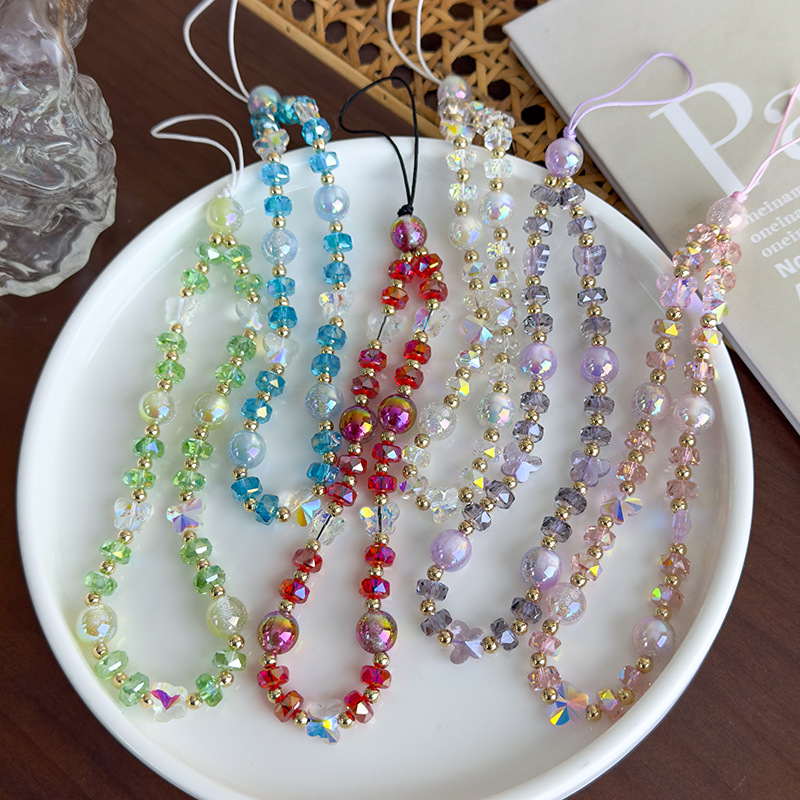 Glass Bead Phone Strap