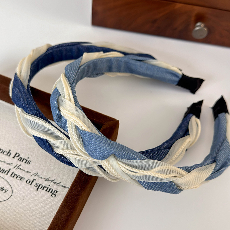 Винтажная Плетеная Повязка для Волос