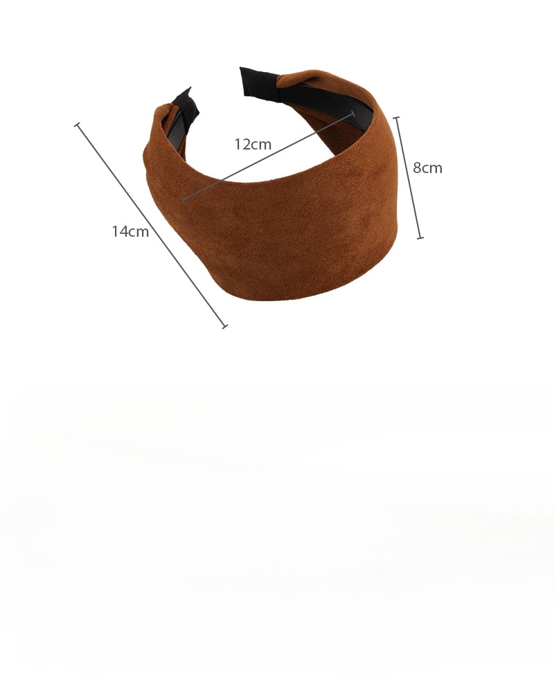 Cinta Ancha para el Cabello de Piel Sintética