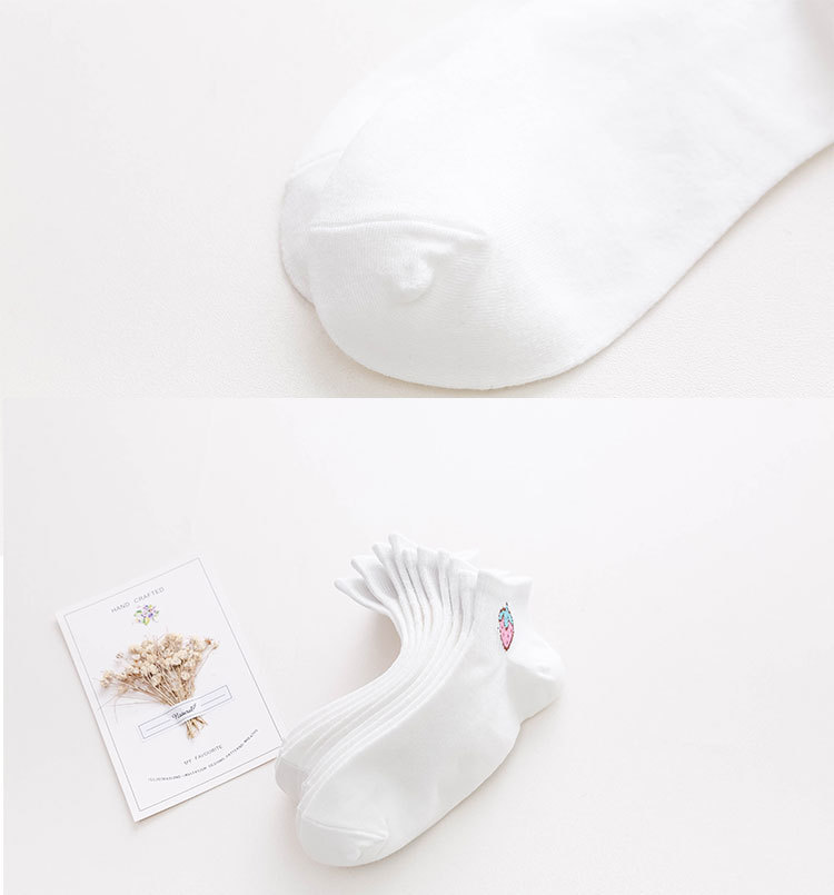 Dames Katoenen No-Show Fruitsokken