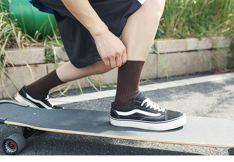 ถุงเท้าธุรกิจชายผ้าฝ้าย