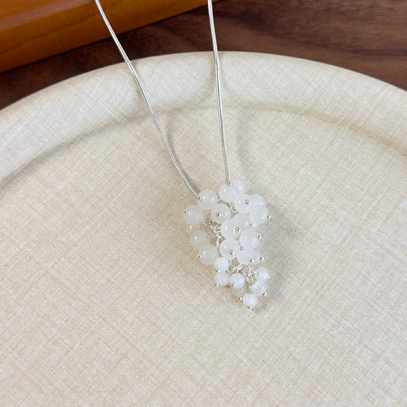 Довге Намисто з Виноградним Намистинами