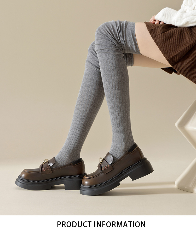 Meias Femininas Acima do Joelho Sem Costura