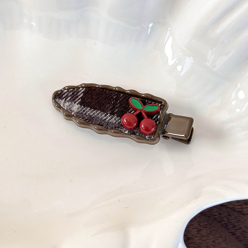 Agrafă de Păr cu Model Cireșe Dulci