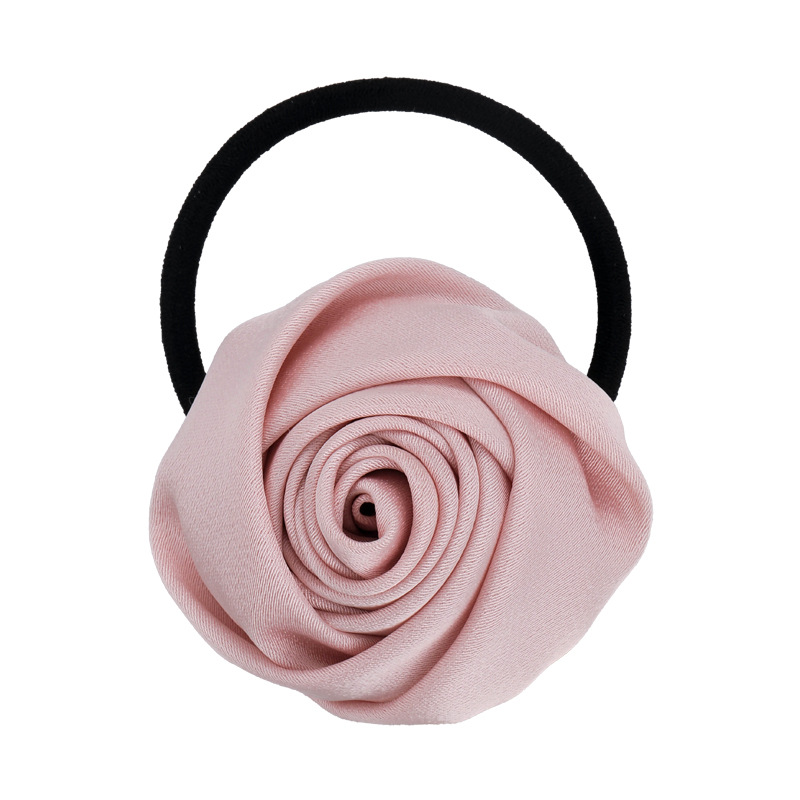 Satinros Hårklämma och Hårsnoddsset