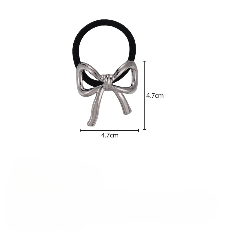 Елегантна гумка для волосся з бантом