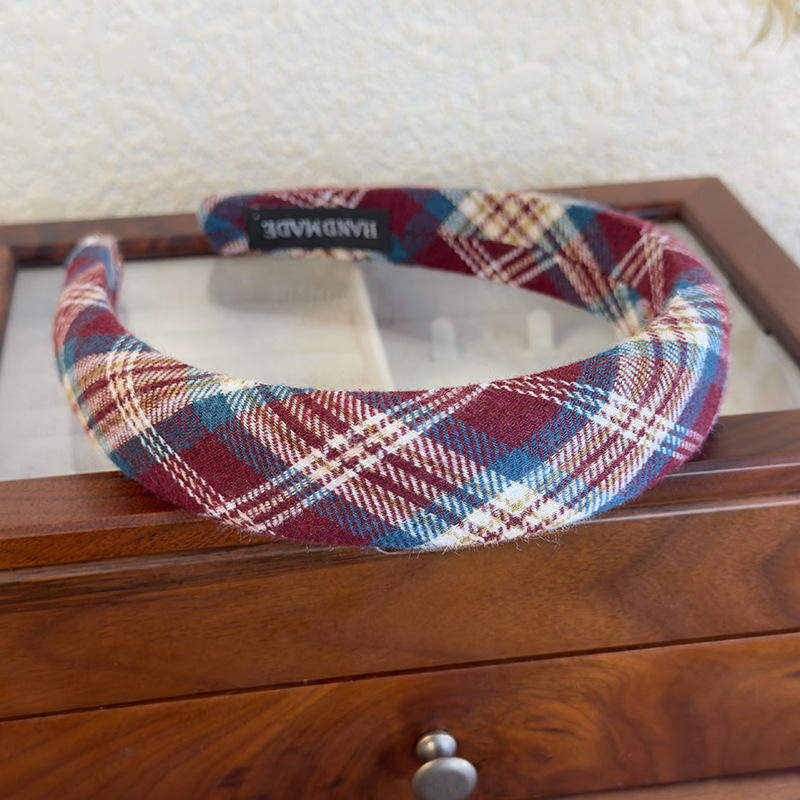 Diadema Preppy de Cuadros