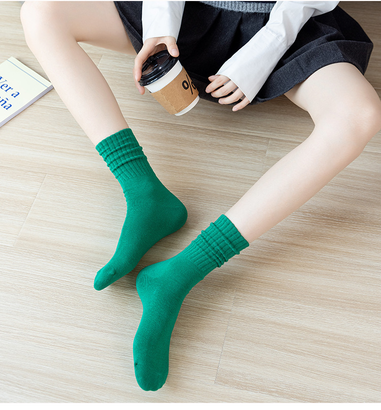 Meias de Algodão Meia Canela para Mulher