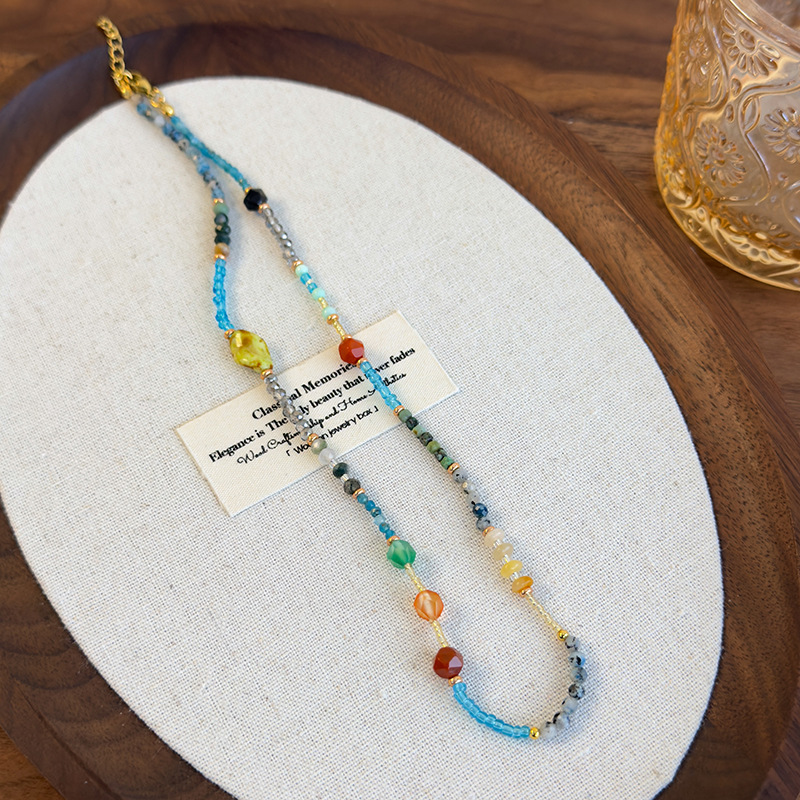 Намисто на ключицю Скляні Намистини