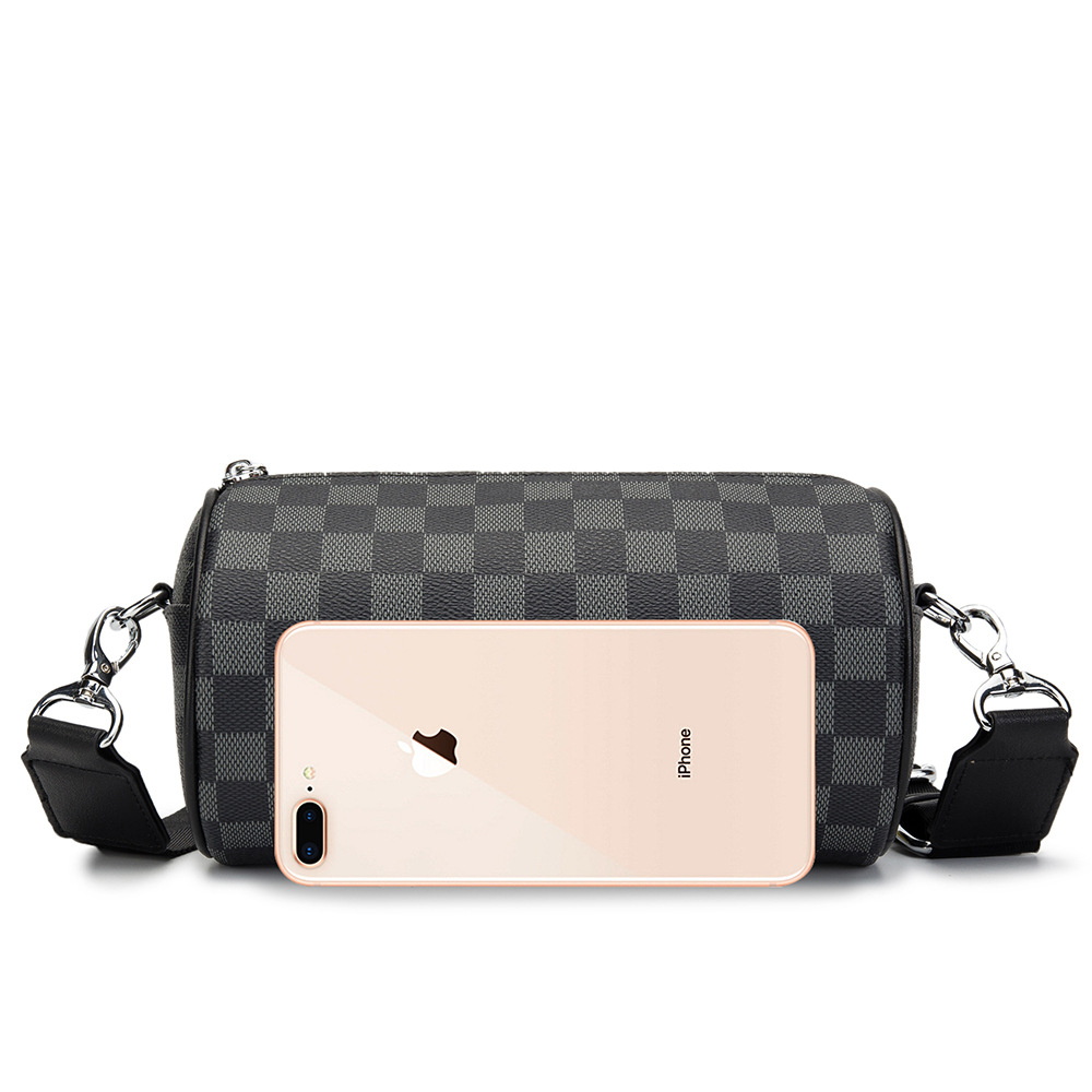 Tas Selempang Pria Motif Kotak-Kotak