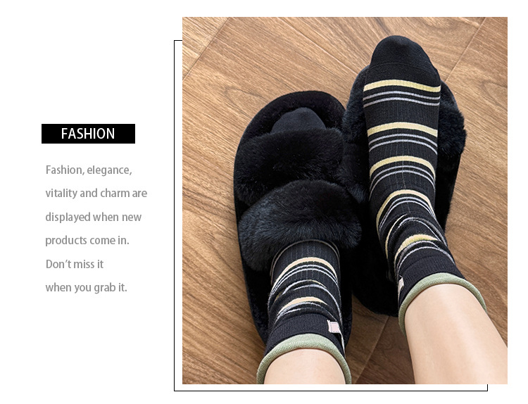 Dámské Žebrované Pruhované Podkolenky Slouch