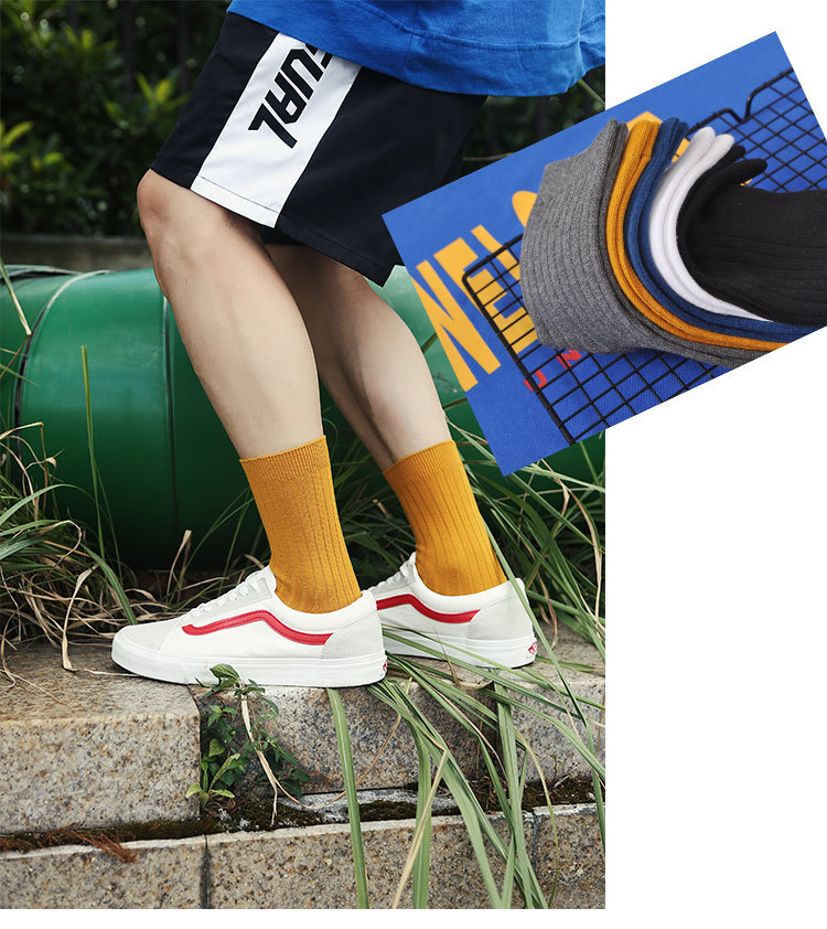 ถุงเท้าธุรกิจชายผ้าฝ้าย