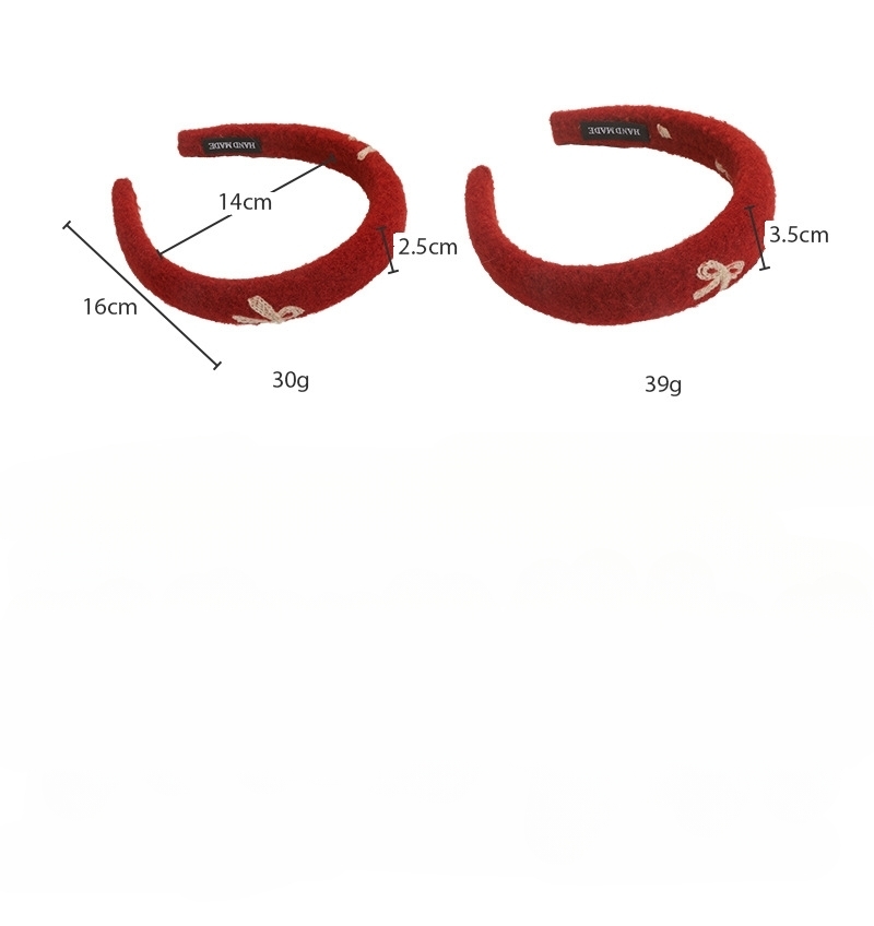 Cinta para el Cabello con Lazo Bordado