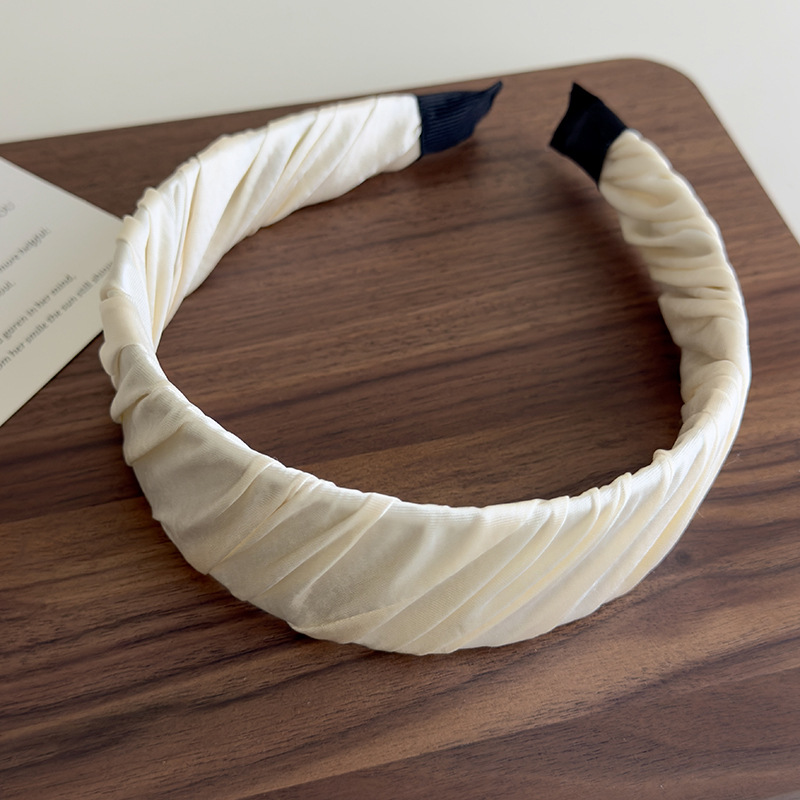 Banda de Păr Plisată din Satin