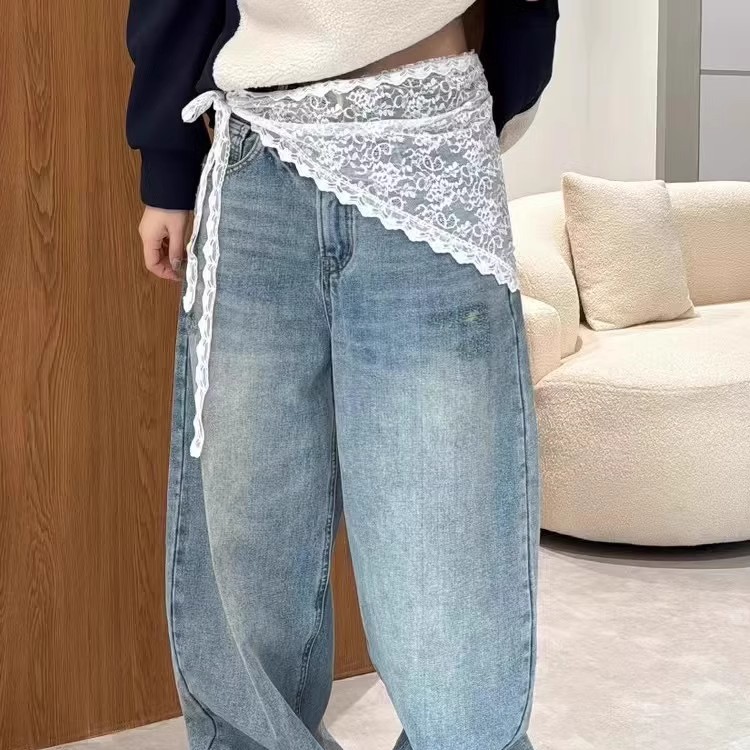 Lace Triangle Overskirt