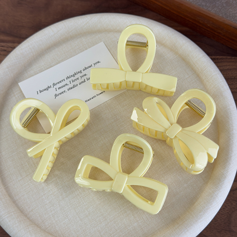 Agrafă de Păr Acrilică cu Fundiță