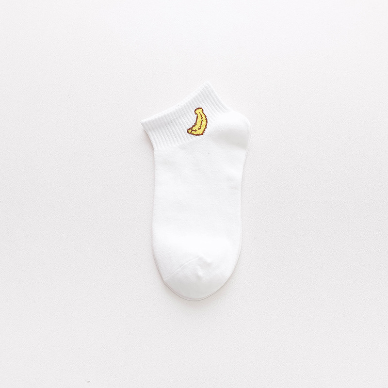 Dames Katoenen No-Show Fruitsokken