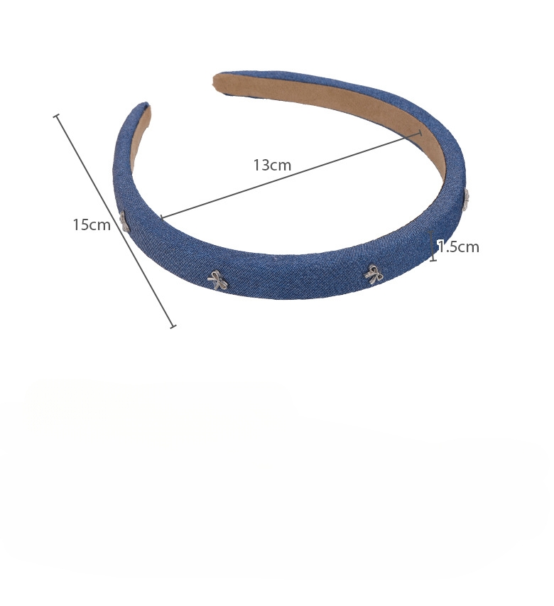 デニムボウヘアバンド