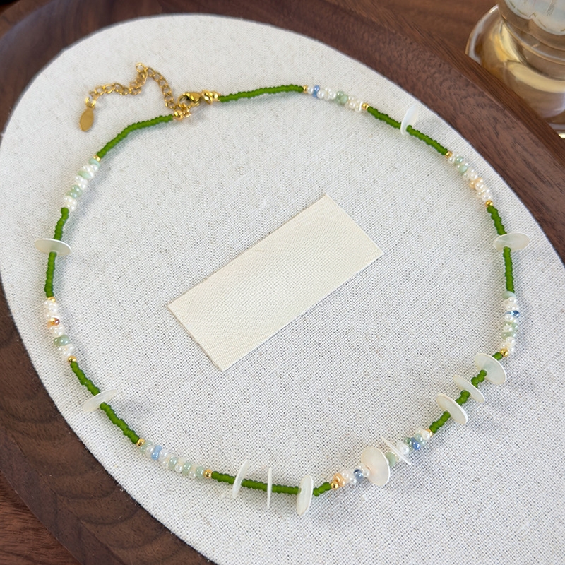 Намисто з Ракушками та Круглими Дисками