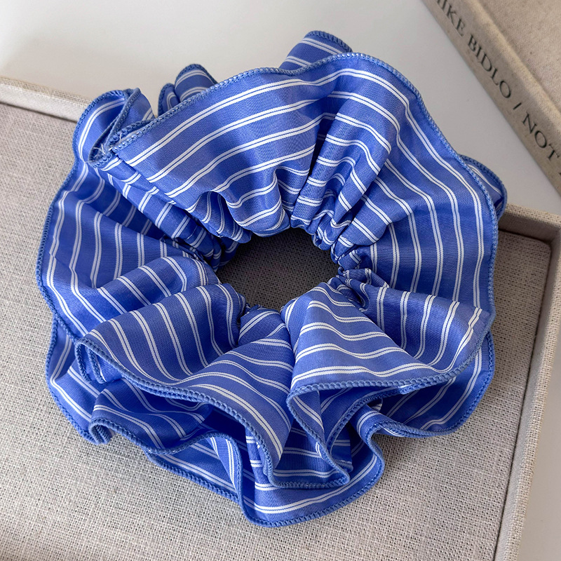 오버사이즈 스트라이프 스크런치