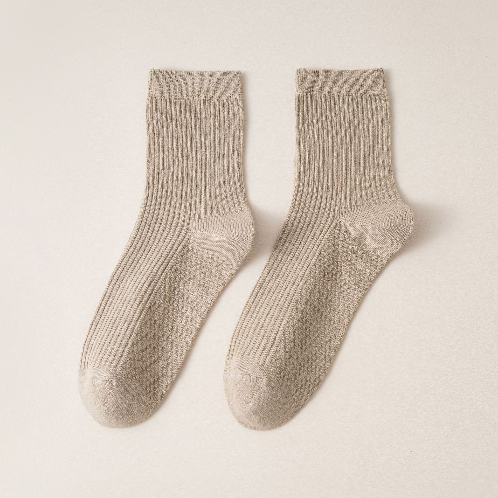 Meias Esportivas Cano Médio com Costura Dupla