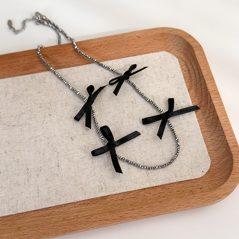 Кришталевий Намисто з Бантиком