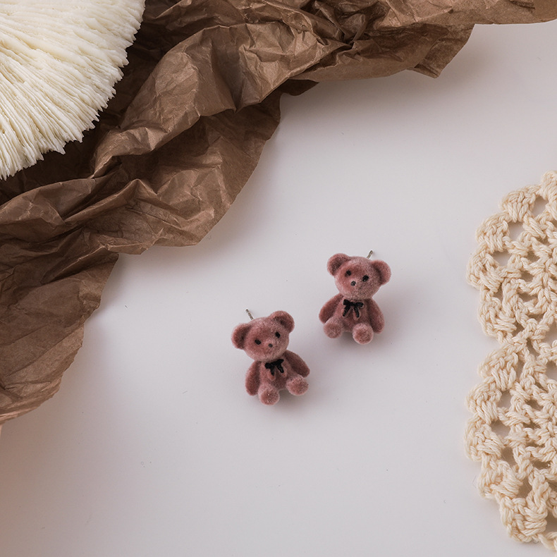 Bear Stud Earrings