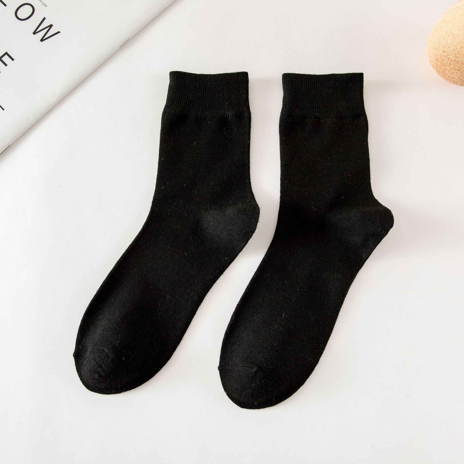 Meias de Algodão Meia-Altura