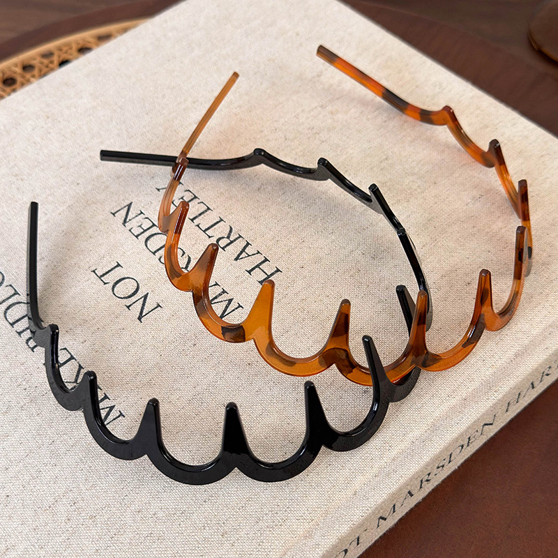 Banda de Păr U în Formă de Undă din Rășină