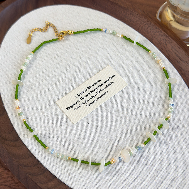 Намисто з Ракушками та Круглими Дисками