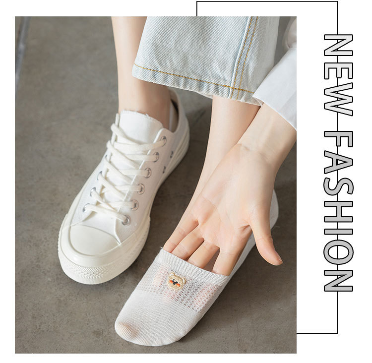 Bestickte Unsichtbare Socken