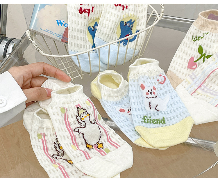 레이스 노쇼 양말 여성용